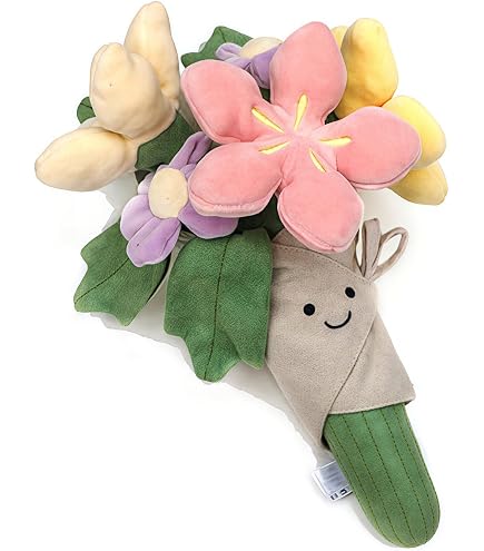 Amazon.com: Jellycat Amuseables Bouquet of Flowers Stuffed Toy, 12